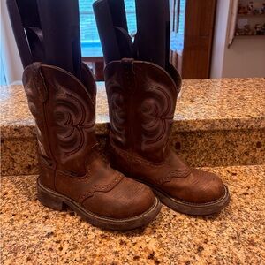 Justin Gypsy Wanette Steel Toe Cowboy Cowgirl Work Boots Women's 7.5 B WKL9984
